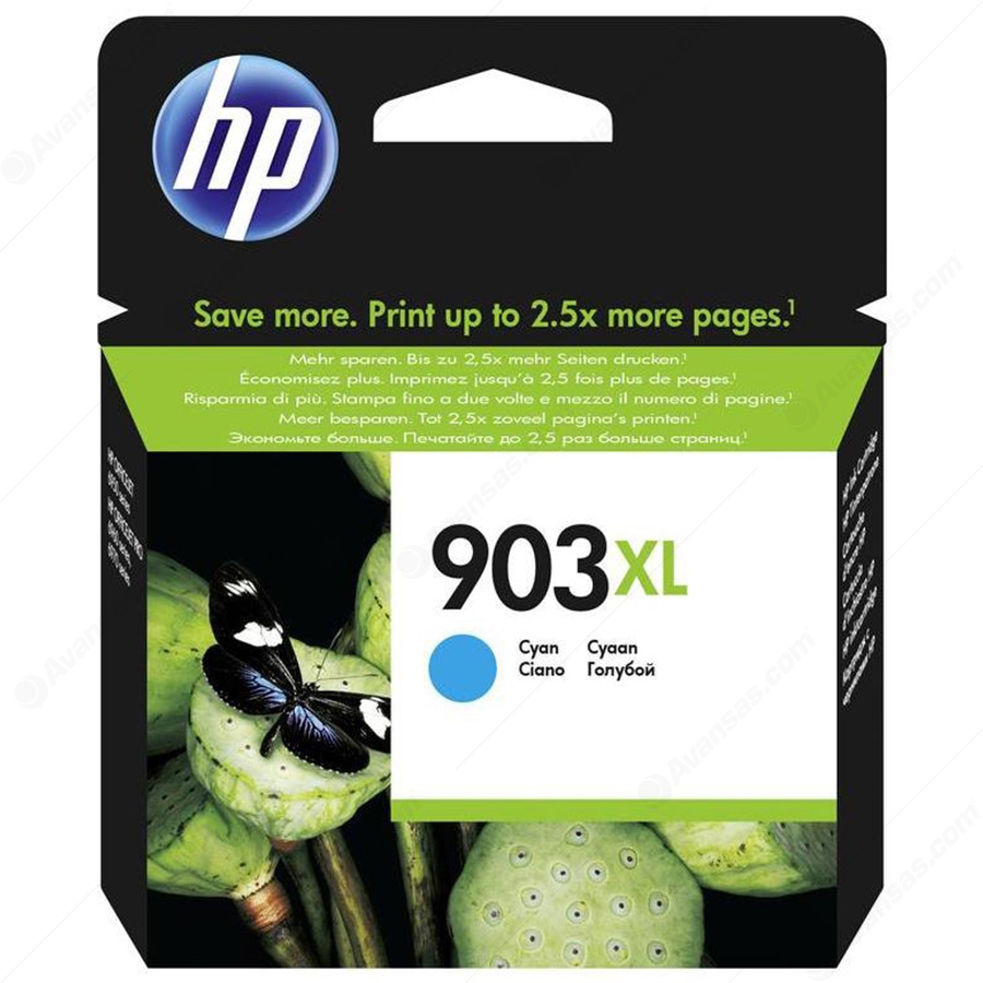 HP T6M03Ae 903Xl Cyan Yuksek Kapasiteli