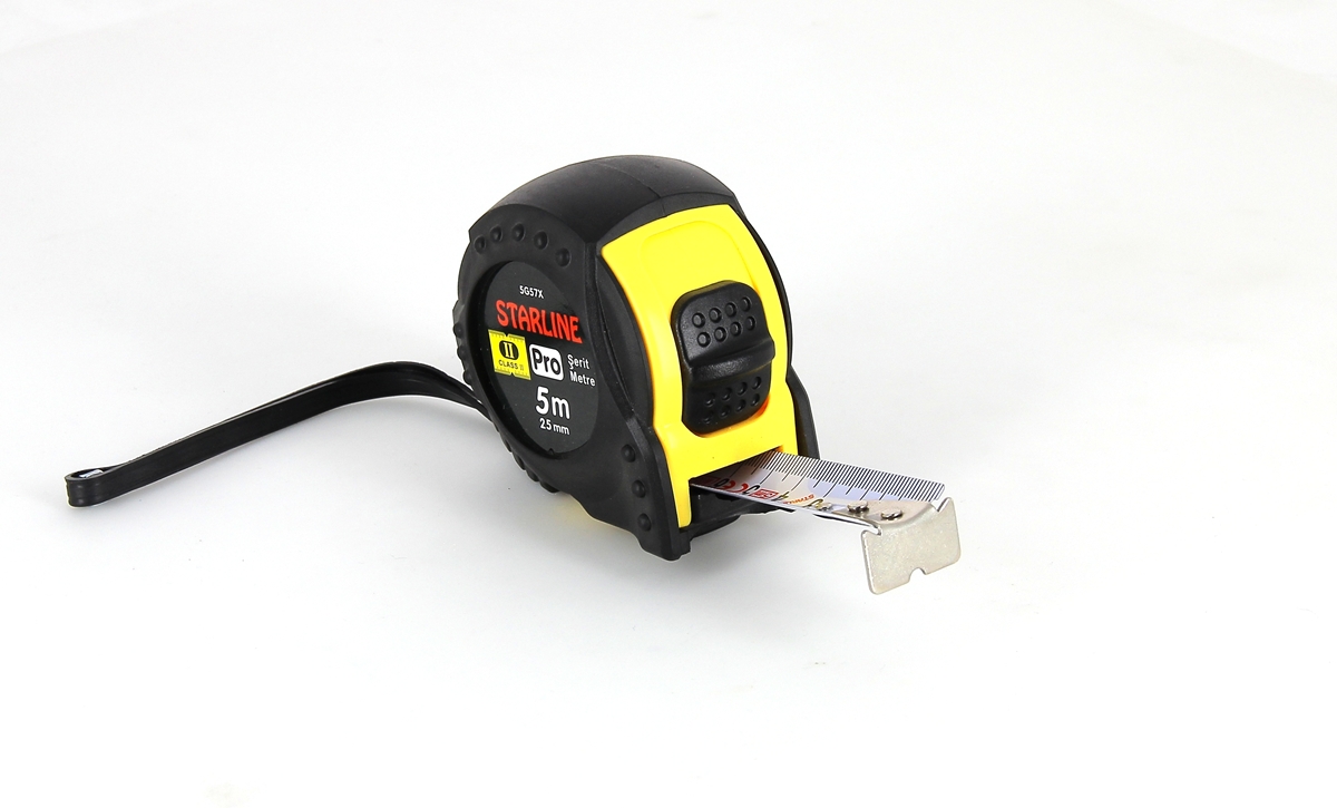 Starline 5G57X 5 MT Uzunluk X 25 MM Genişlik PRO Şerit Metre