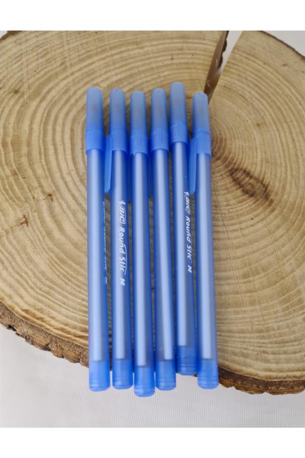 Bic Round Stic Tükenmez Kalem 6 Lı Mavi
