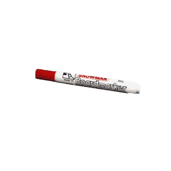 Snowman BG-12 Tahta Kalemi Yuvarlak Uçlu Kırmızı 12li Paket