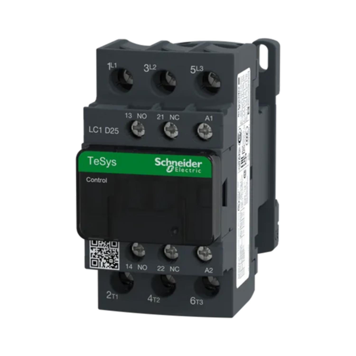 SCHNEIDER TESYS D LC1D25M7 1NA+1NK 11KW 3P 25A 220VAC GÜÇ KONTAKTÖRÜ