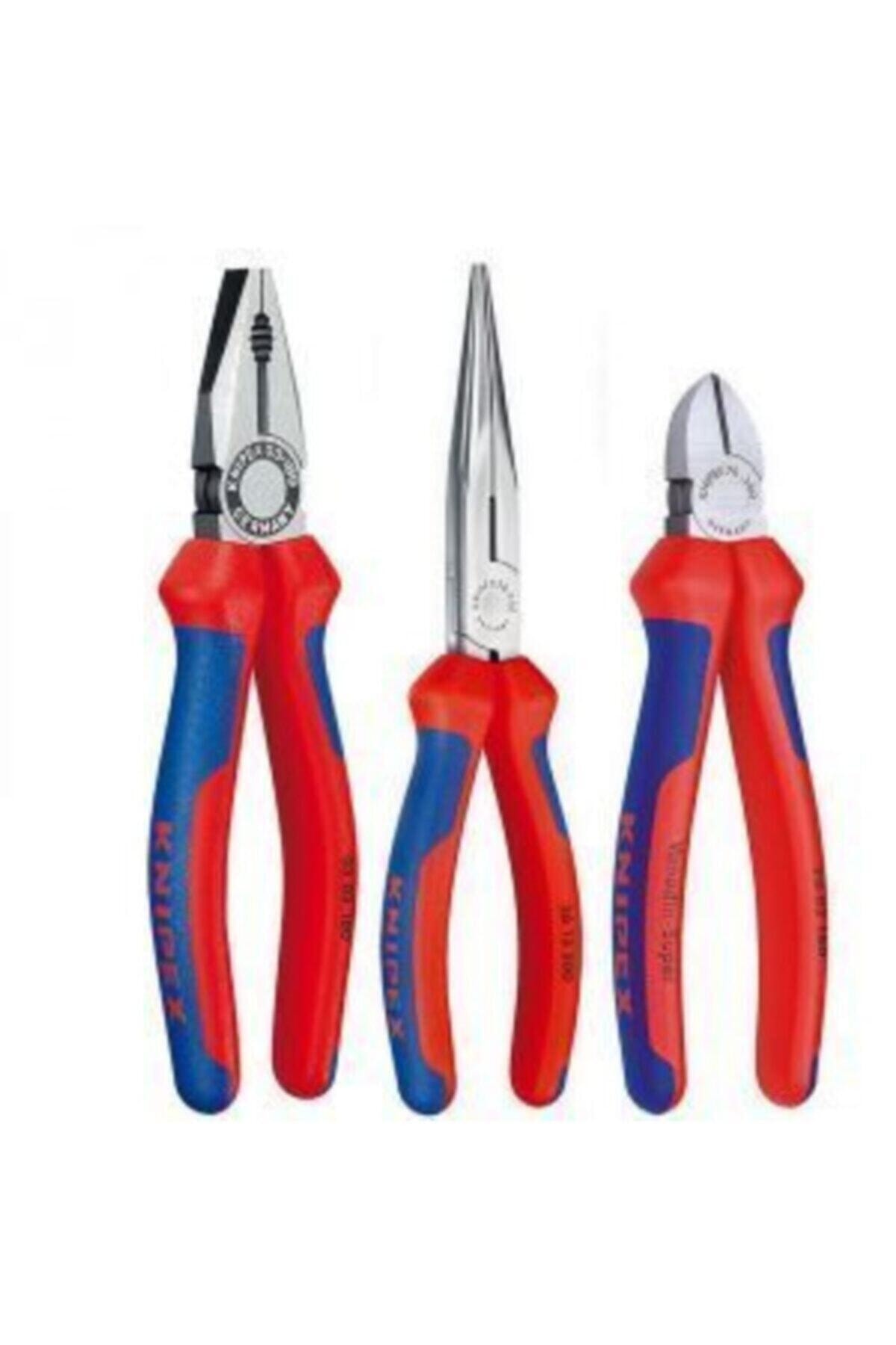 Knipex 3'lü Alet Seti - Kargaburun,pense,yankeski