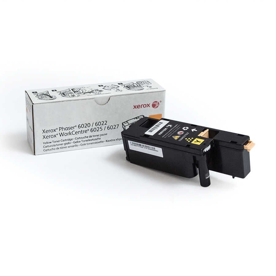 Xerox 106R02762 Sarı Orijinal Toner Kartuşu 1000 Sayfa,Phaser 6020/6022, Workcentre 6025/6027