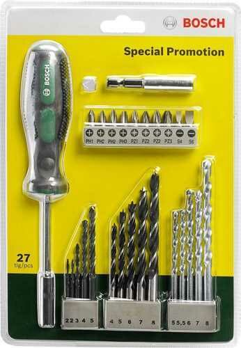 Bosch 2607017201 Dıy-P Vidalama&Delme Uc Seti 27 Parca