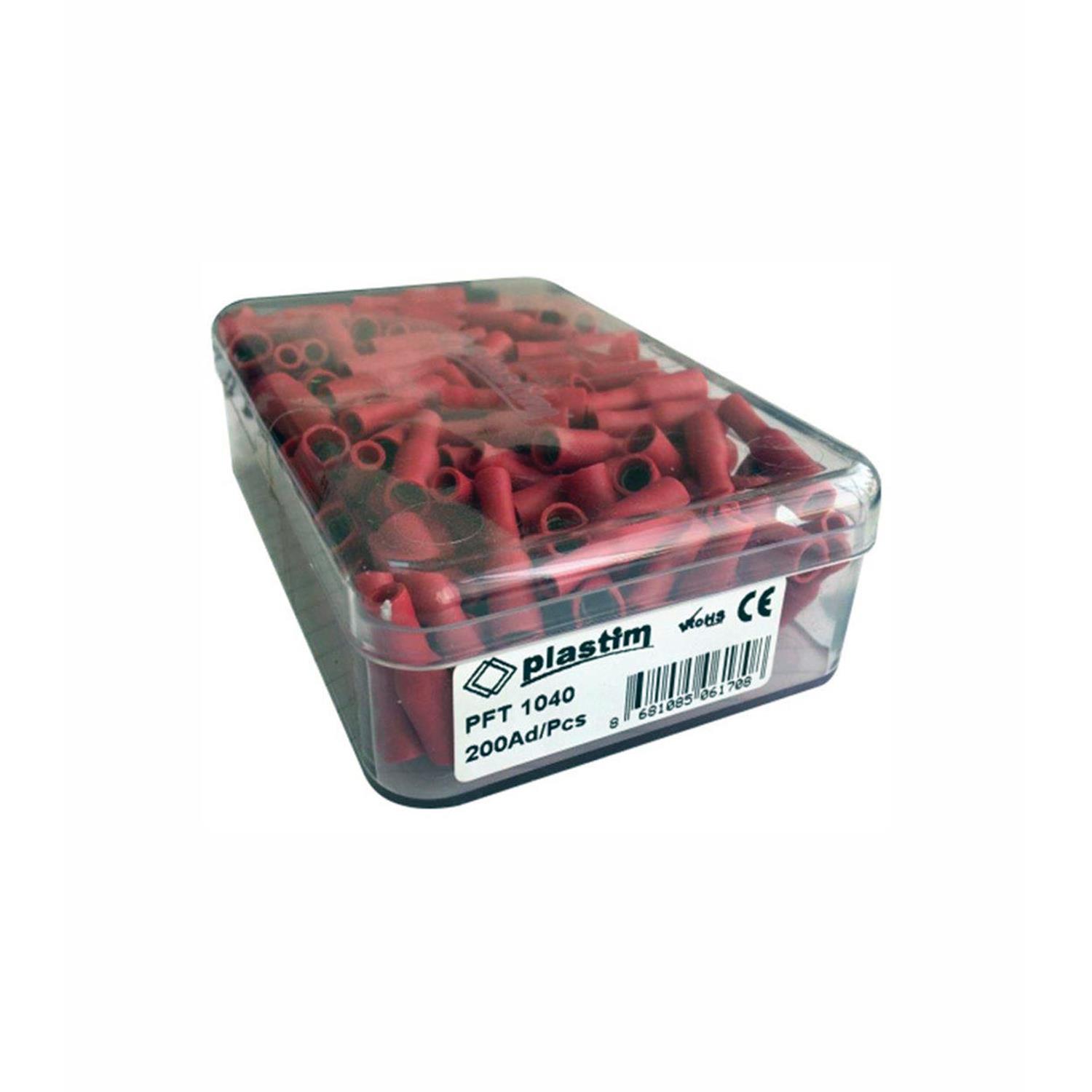 PLASTİM PFT-1040 1,5 MM DİŞİ TERMİNAL İZOLELİ KABLO UCU (200 ADET )