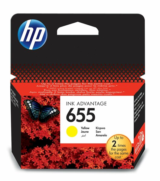 HP 655 3525 4615 4625 5525 6525 Sarı Kartuş