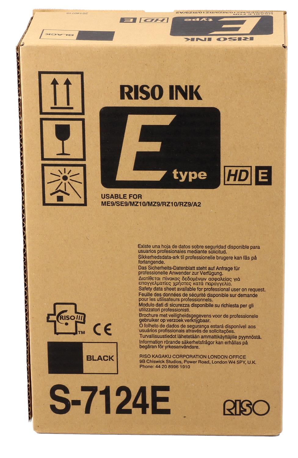 Riso S-7124 Rz 970-6870 Sf-9390 Orjinal Mürekkep E Type Hd Z Type Hd 4841
