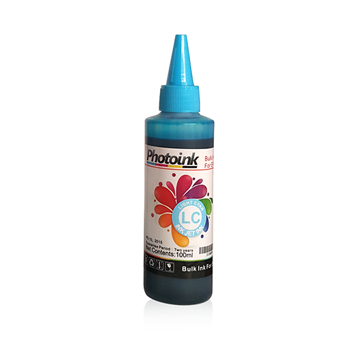 Photoink Epson T6735 Claria Ve L Serisi Yazıcılar İçin Uyumlu 100 Ml Açık Mavi Mürekkep 6 Renkli Yazıcılar İçin L800/810/850/1800
