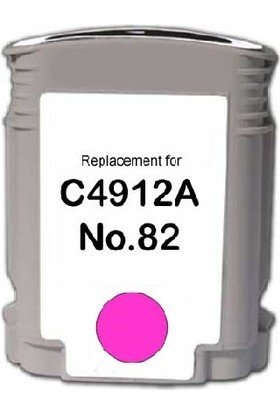 HP C4912A HP 82 Kırmızı Uyumlu Kartuş Designjet 111 510 800 815 820