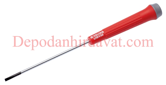 İzeltaş Elektronikçi Tip Klemens Düz Uçlu Tornavida 2,5X60