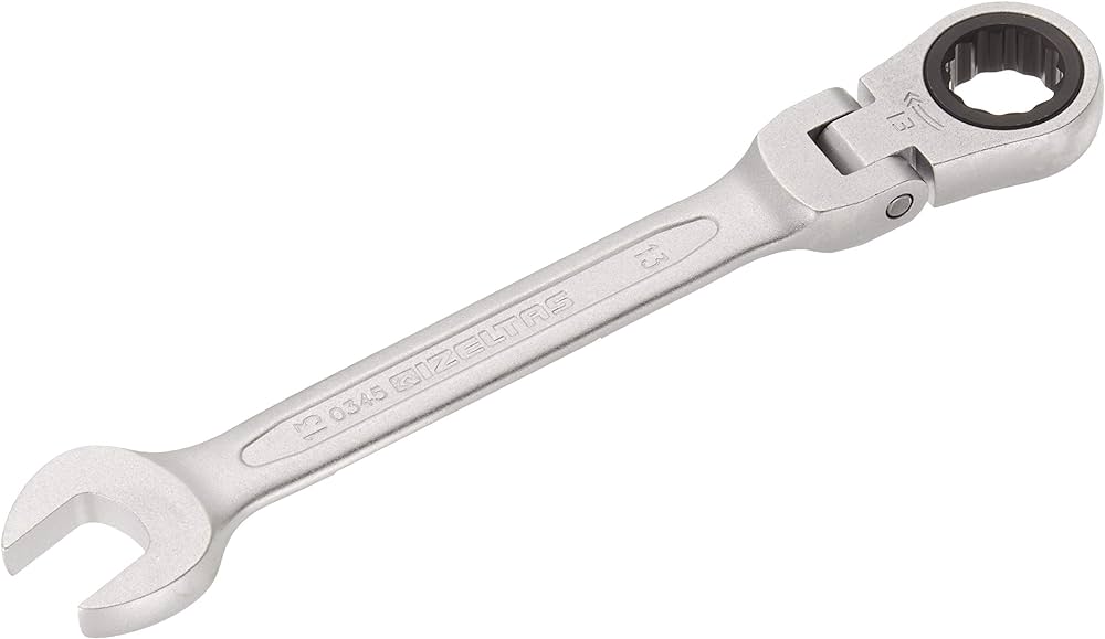 İzeltaş 345 13 mm Mafsallı Cırcır Kombine
