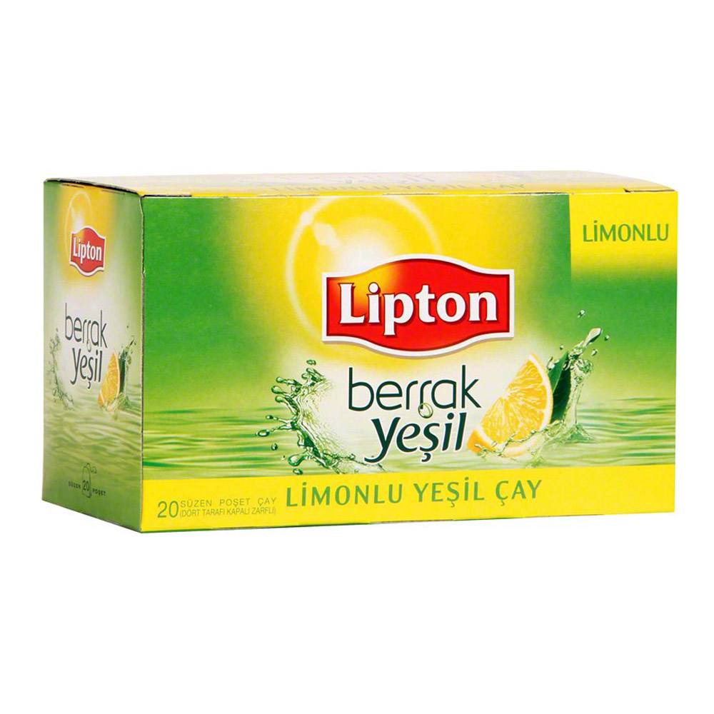 Lipton Berrak Yeşil Çay Limonlu 20X1,5 gr