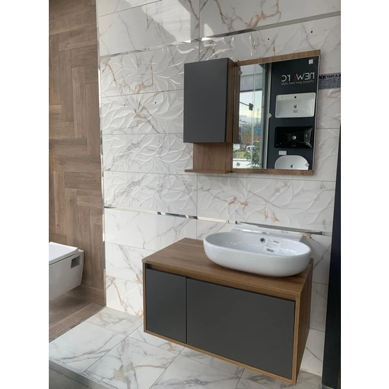 Biani Atlas 90 cm Banyo Dolabı