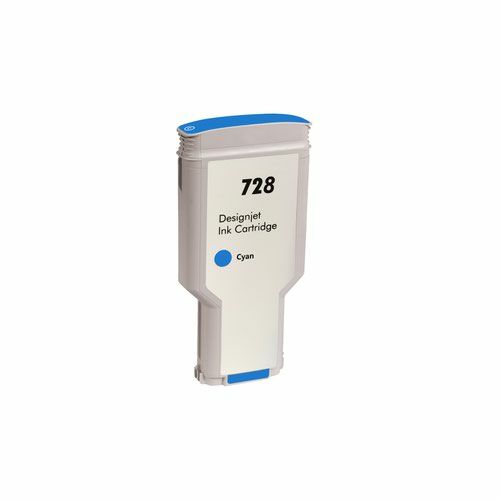 HP 728 Mavi Mavi 300Ml Muadil Plotter Kartuşu F9K17A
