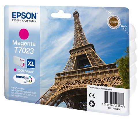 Epson T7023 Wp4015 4525 4515 Magenta Kartuş 2000Sf