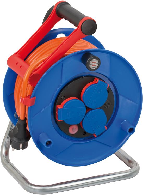 Brennenstuhl Garant Serisi IP44 Lisanslı 3 Soketli 240 mm 25 Metre AT-N07V3V3-F 3G1.5 Makaralı Kablo