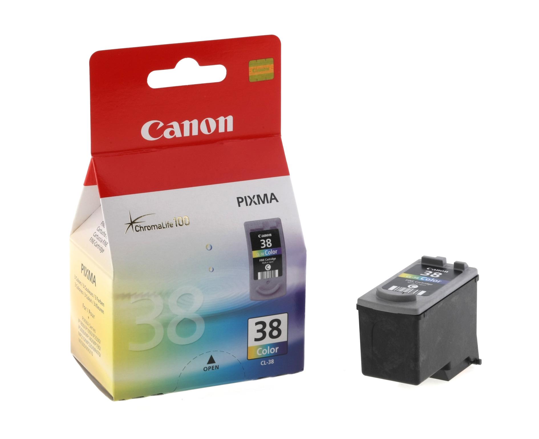 Canon Cl-38 Renkli Kartuş Mx300-310 Mp140-190-210-220 Ip1800-1900-2500