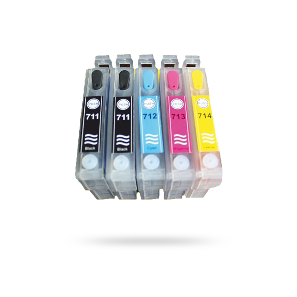 Epson T0711H-T0711H-T1002-T1003-T1004 Uyumlu Kolay Dolan Kartuşlar Dolu Photoink Mürekkepli - Bx310Fn