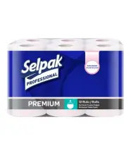 Selpak Professional Tuvalet Kağıdı Pudra'lı 12'li Ko'li=12'li x 4Pk 7900249