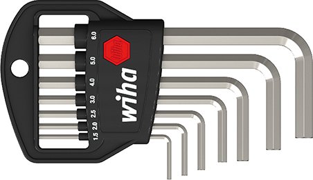 Wiha 351 H7 Allen anahtar set Nikel kaplama Parlak 7 parça 1,5- 6 mm