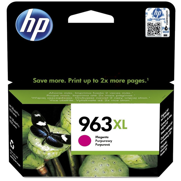 HP 963Xl Yüksek Kapasite Magenta Kırmızı Kartuş 3Ja28A