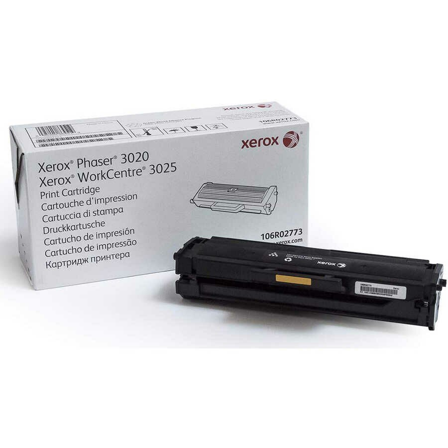 Xerox 106R02773 Siyah Orijinal Toner Kartuşu 1500 Sayfa,Phaser 3020,Workcentre 3025