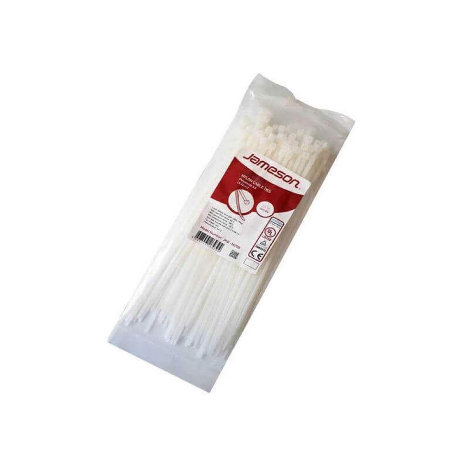 JAMESON JKB-3625B BEYAZ KABLOBAĞI (3.6x250) (300 ADET )