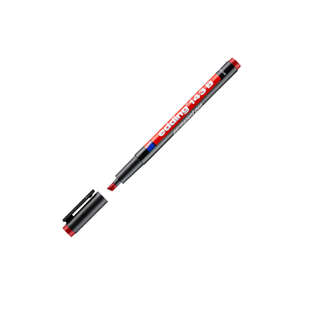 Edding Asetat Kalemi 1-3 mm Kırmızı