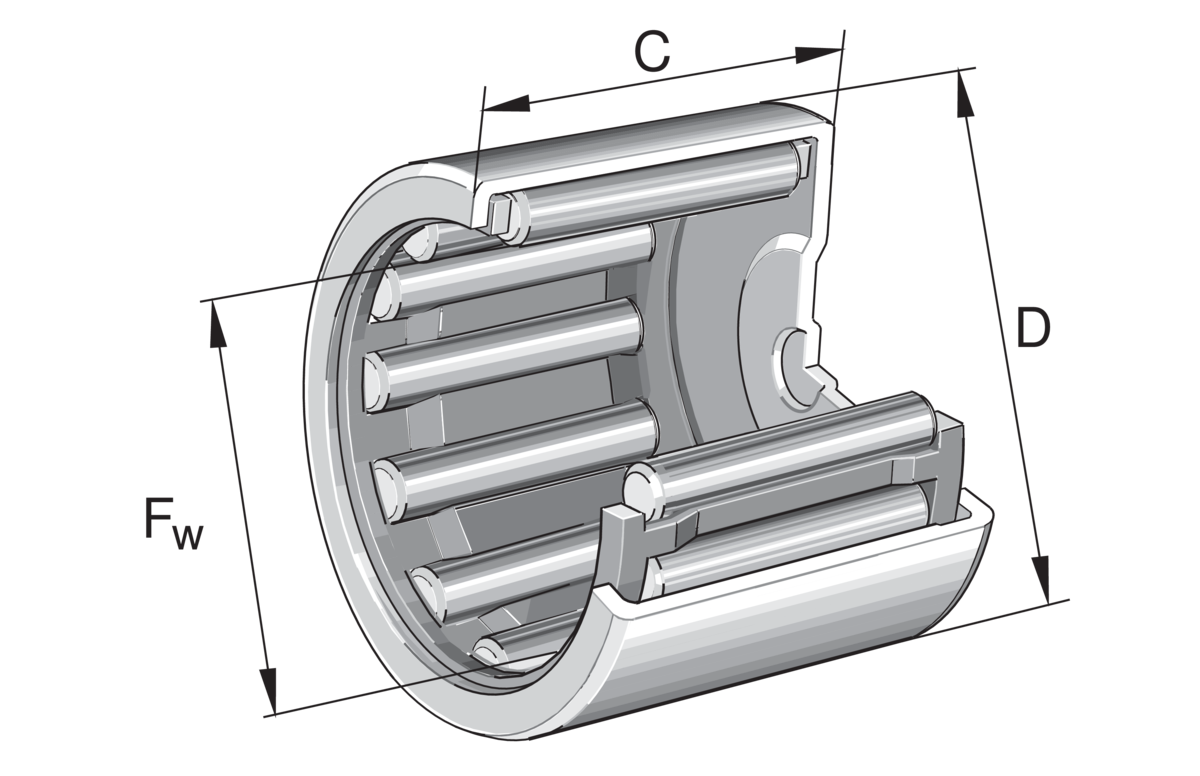 INA BK0810-B RULMAN