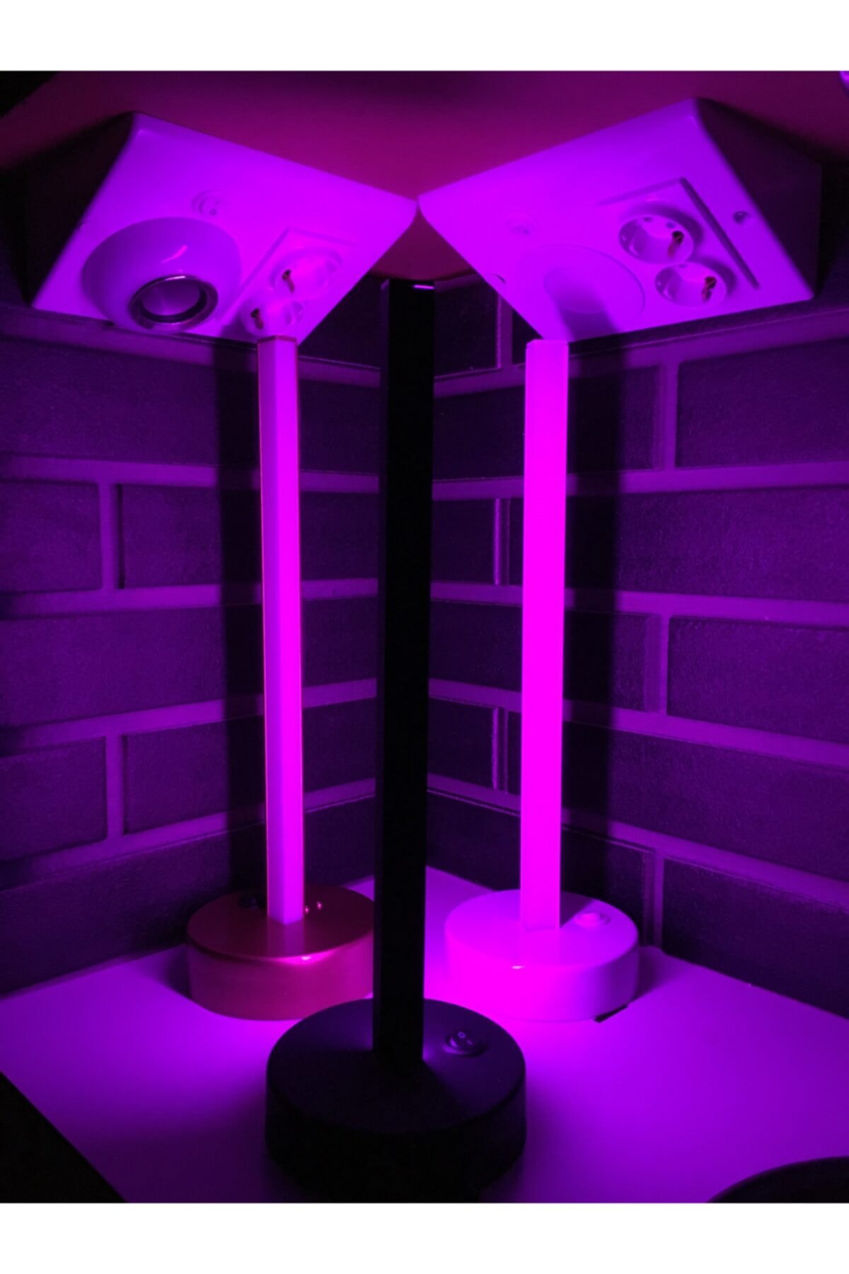 Teknoloji Elektrik Bluetooth Rgb Led Masa Lambası - Abajur Beyaz