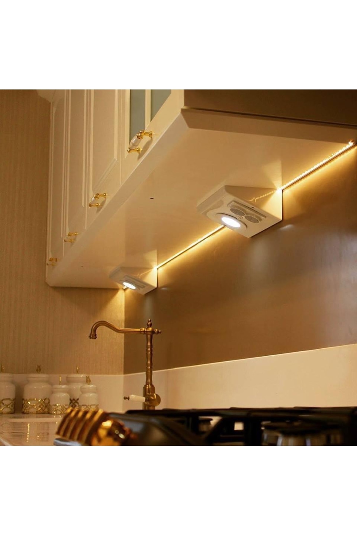 Teknoloji Elektrik 3 W Mutfak Tezgah Dolap Altı Led Prizmatik Beyaz Işık 6500k