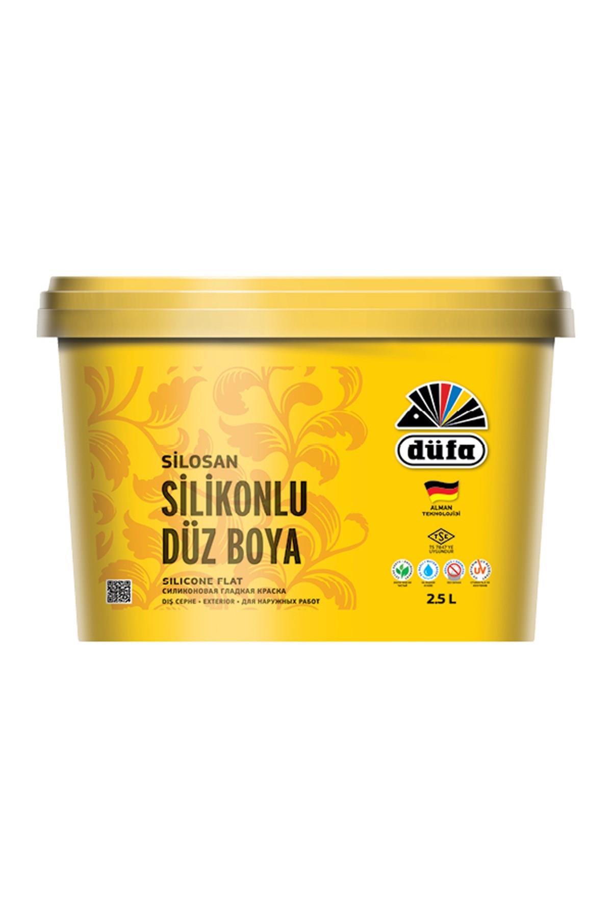 Düfa Silikonlu Düz Dış Cephe Duvar Boya 2.5 l - YENİ KARTELA Abide