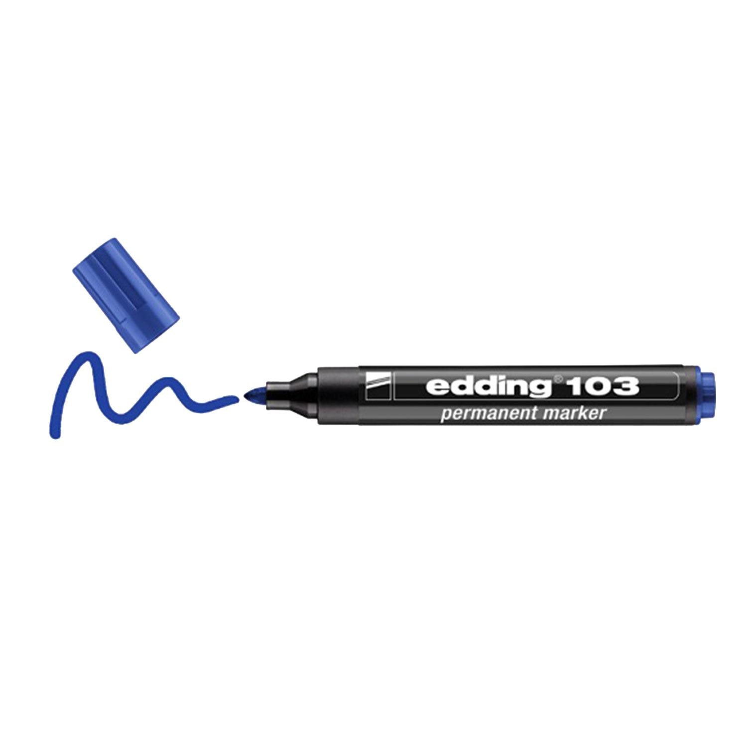 Edding Markör Permanent Mavi 103
