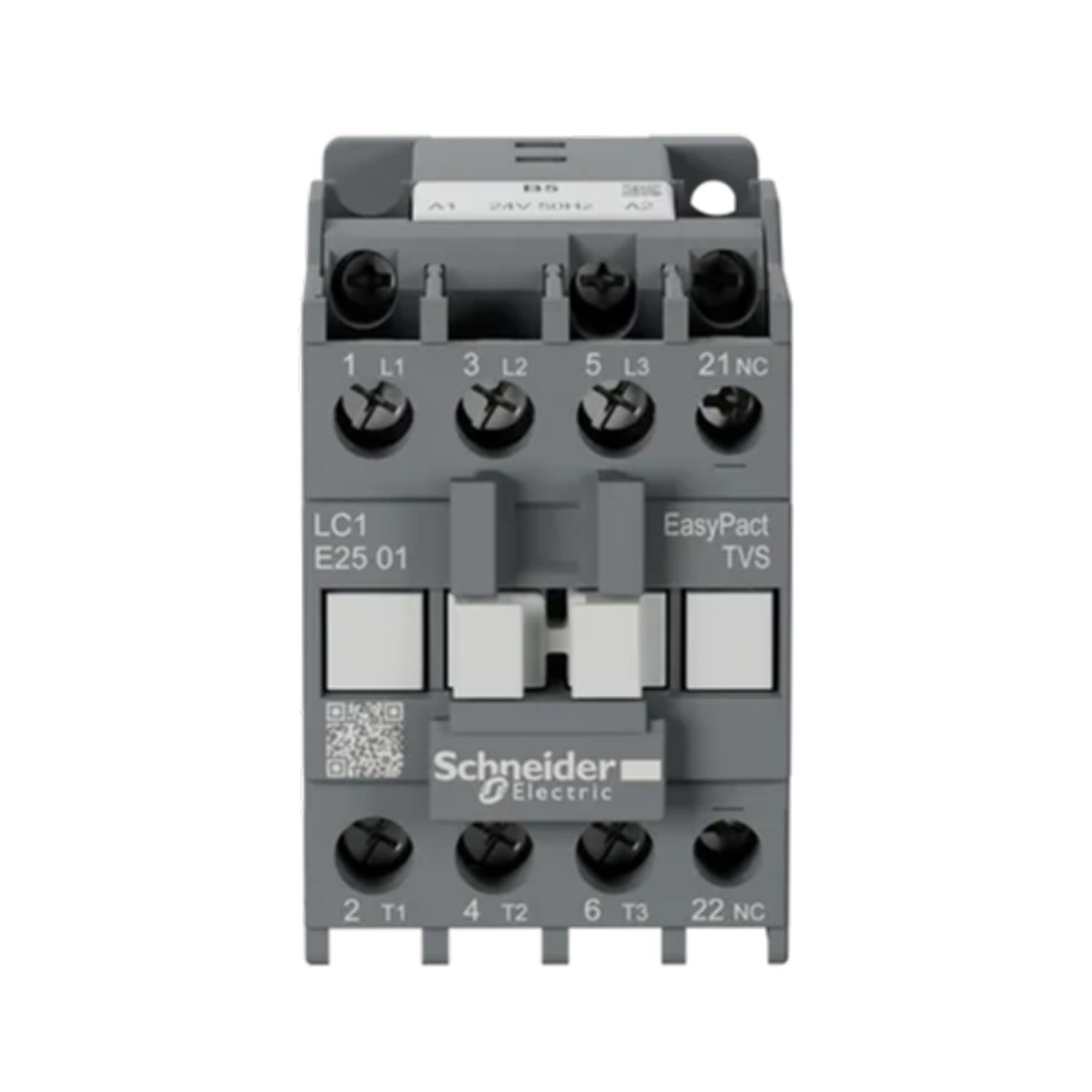 SCHNEIDER EASYPACT TVS LC1E2501B5 3P 25A 24VAC GÜÇ KONTAKTÖRÜ