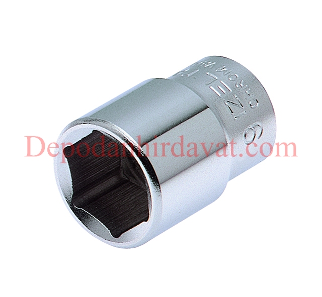 İzeltaş 1/4"Altı Köşe Lokma Anahtar 6 mm