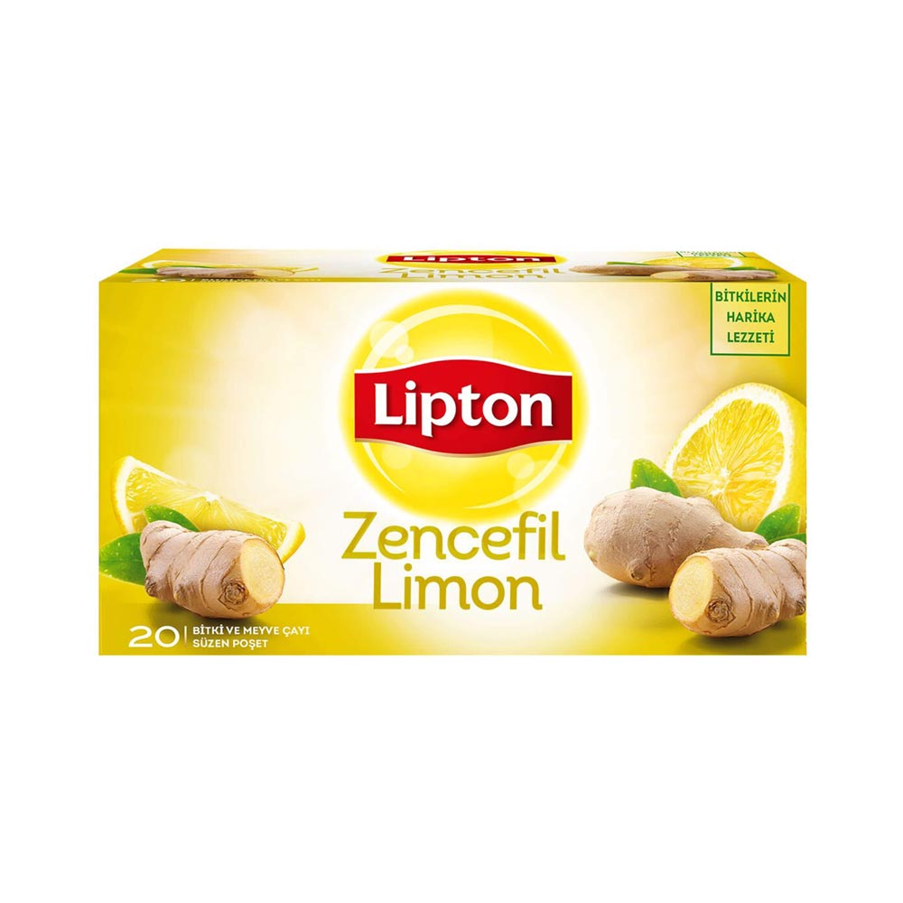 Lipton Zencefil Limon Bardak Poşet 20 x 2 gr