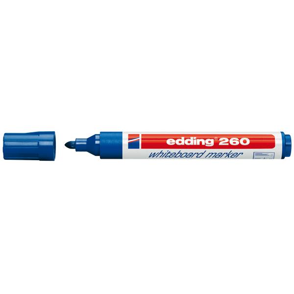 Edding 260 Mavi Tahta Kalemi Yuvarlak Uçlu 1.5-3mm 10lu Kutu