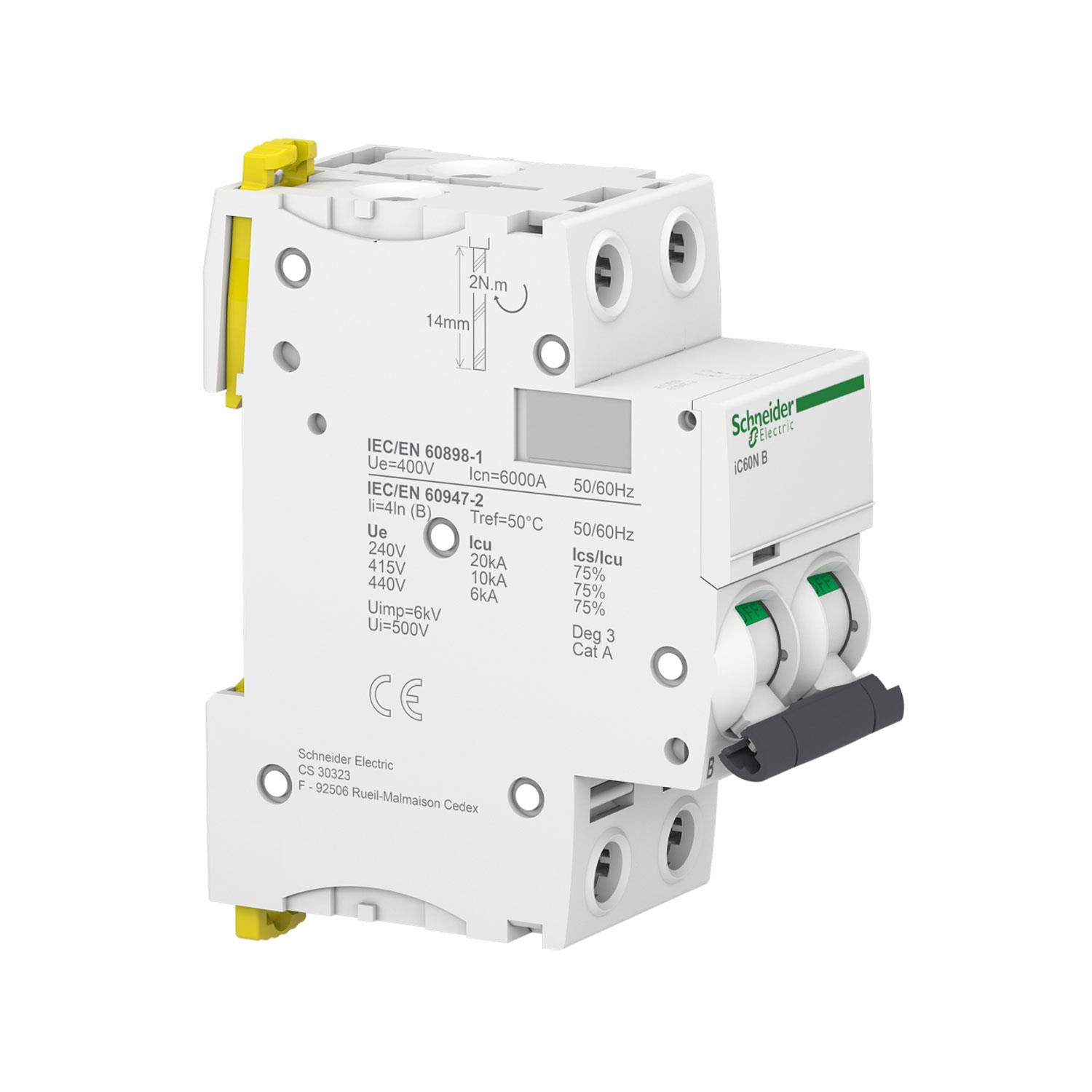 SCHNEIDER ACTi9 iC60N A9F74232 32A SİGORTA (2P, 6kA, C EĞRİSİ)