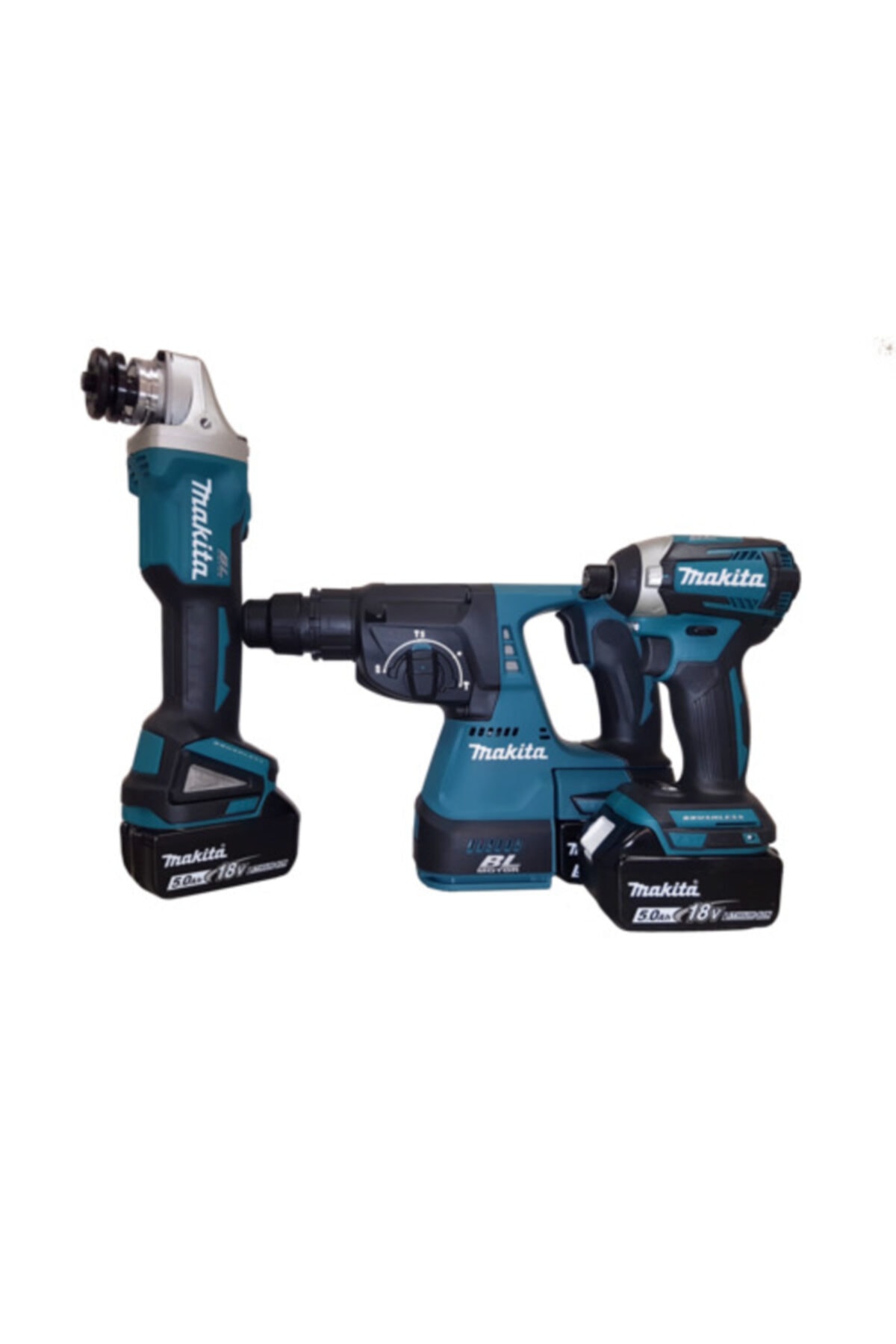 Makita DLX3070TX 5.0 Ah Akülü 3'lü Set
