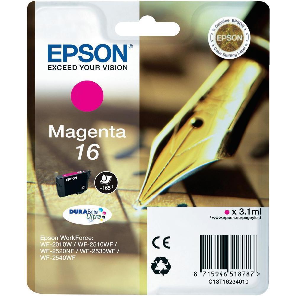 Epson 16 Magenta Kırmızı Mürekkep Kartuş T16234020
