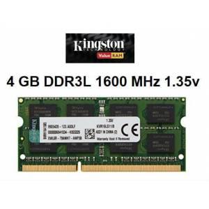 Kingston 4-1600 Mhz 1,35V Cl 11 Kvr16Ls11-4 Kutusuz Notebook Ram