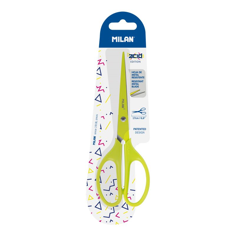 Mılan Bwm10425Y Acıd Blister Sarı Ofis Tipi Makas
