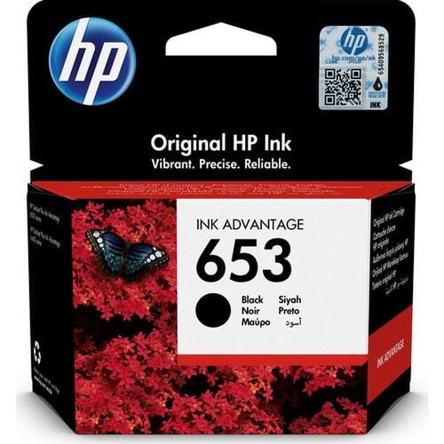HP 653 3Ym75Ae Siyah Orjinal Kartuş / HP Deskjet 6075 / 6475