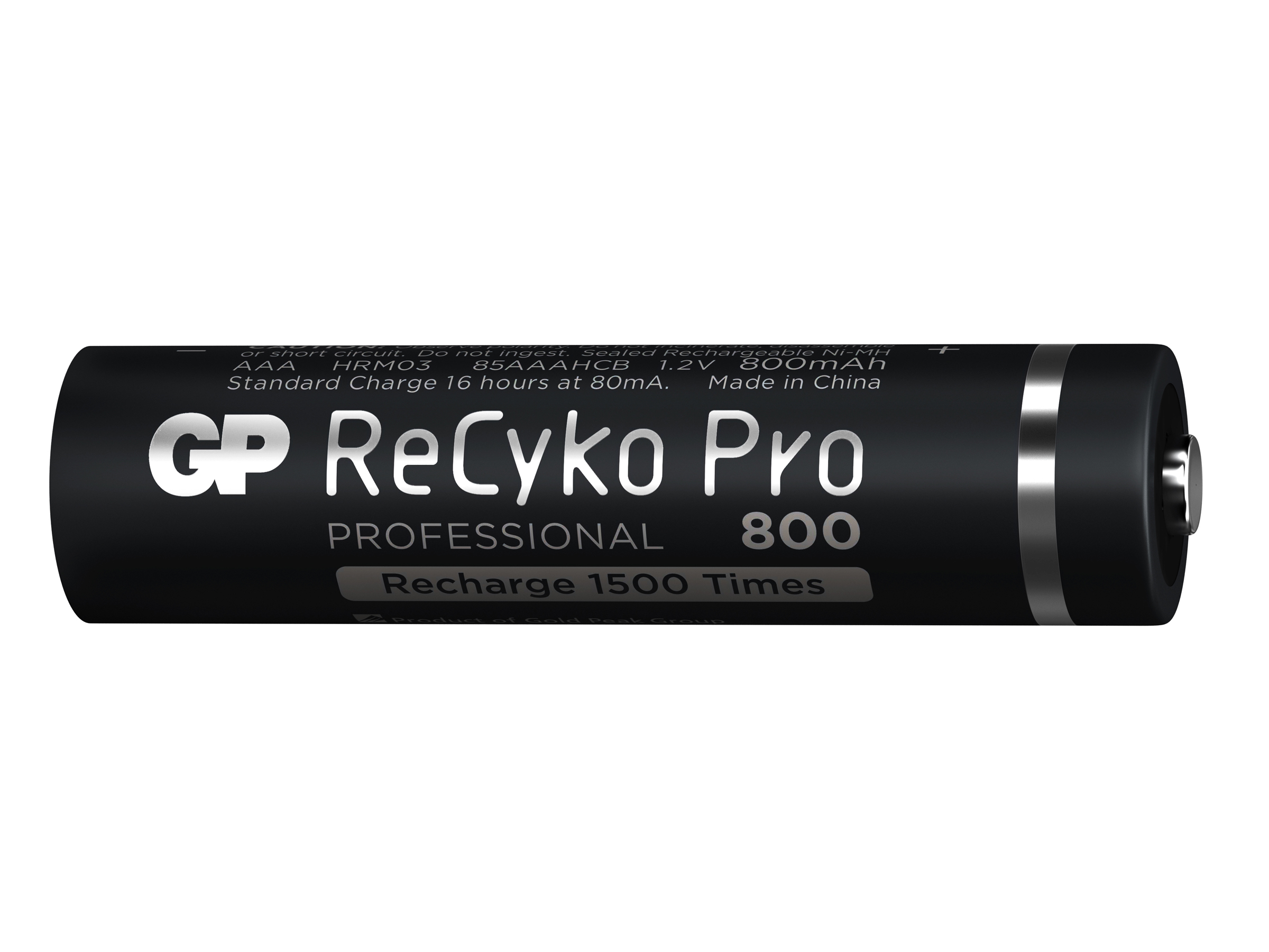 GP ReCyko Pro 800 mAh AAA İnce Kalem 8li Şarj Edilebilir Pil