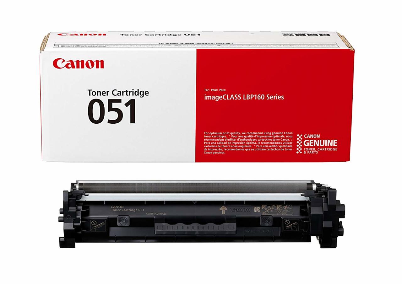 Canon Crg-051 / 2168C002 Orjinal Toner-Kutusuz