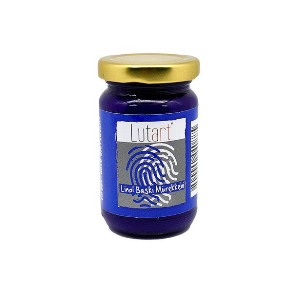 Lutart Linol Baskı Mürekkebi 100 Ml. Mavi LMB-6100