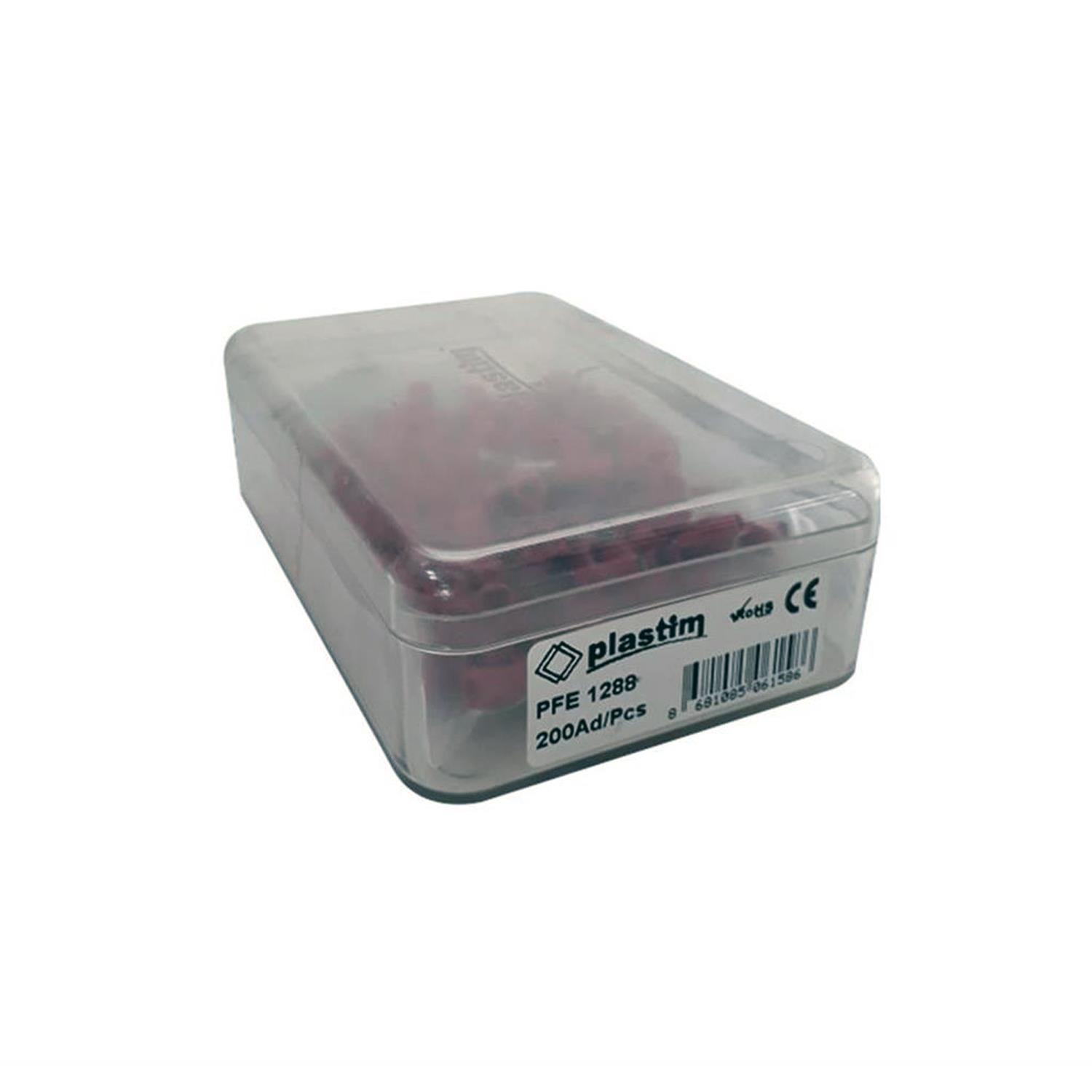 PLASTİM PFE-1288 ERKEK FASTON TİP İZOLELİ KABLO UCU (0,50-1,50 MM) (200 ADET )