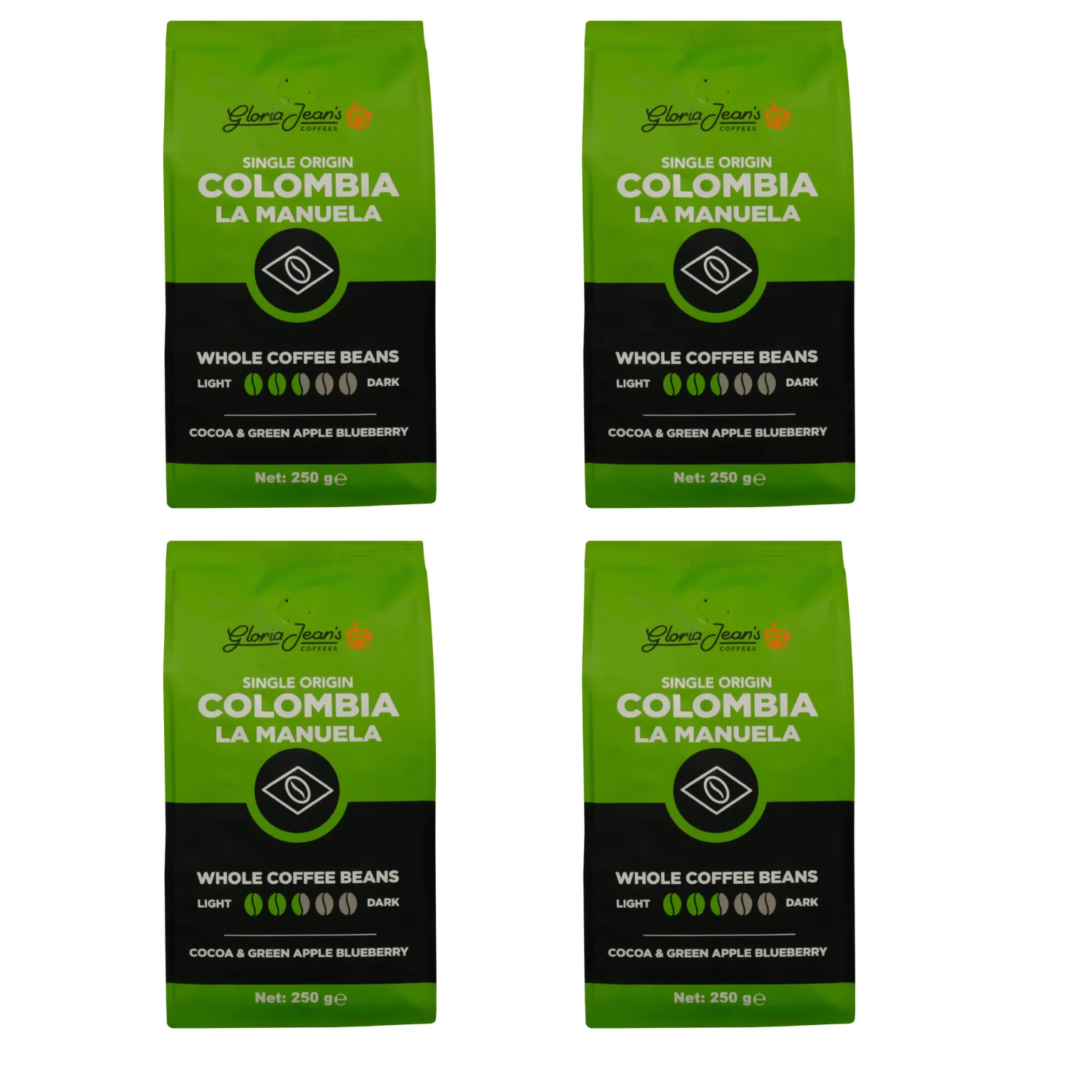 Gloria Jean's Colombia La Manuela 250 Gr 4'lü Paket