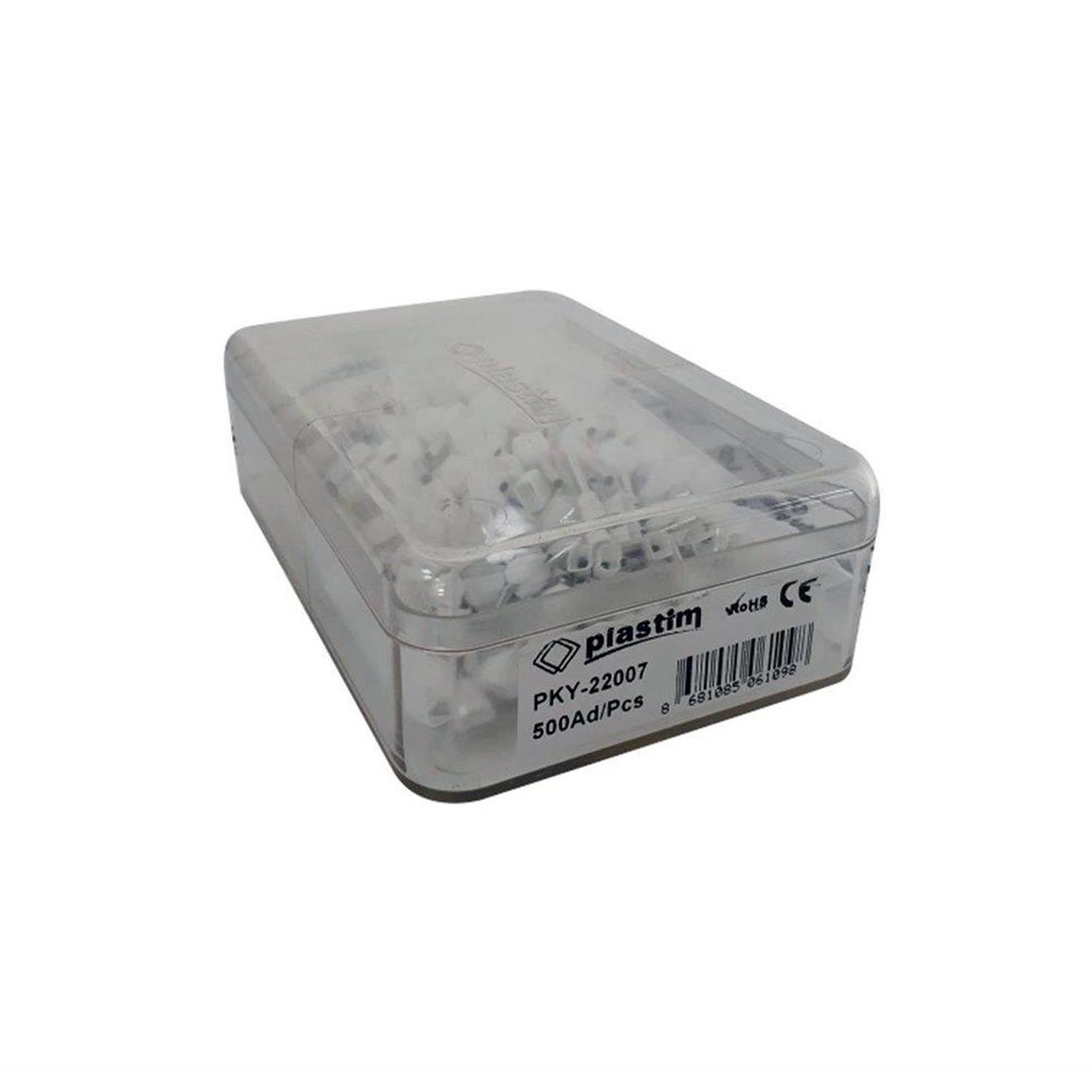 PLASTİM PKY-22007 ALMAN NORMU 2x0,75 MM ÇİFT GİRİŞLİ İZOLELİ KABLO YÜKSÜĞÜ (500 ADET )