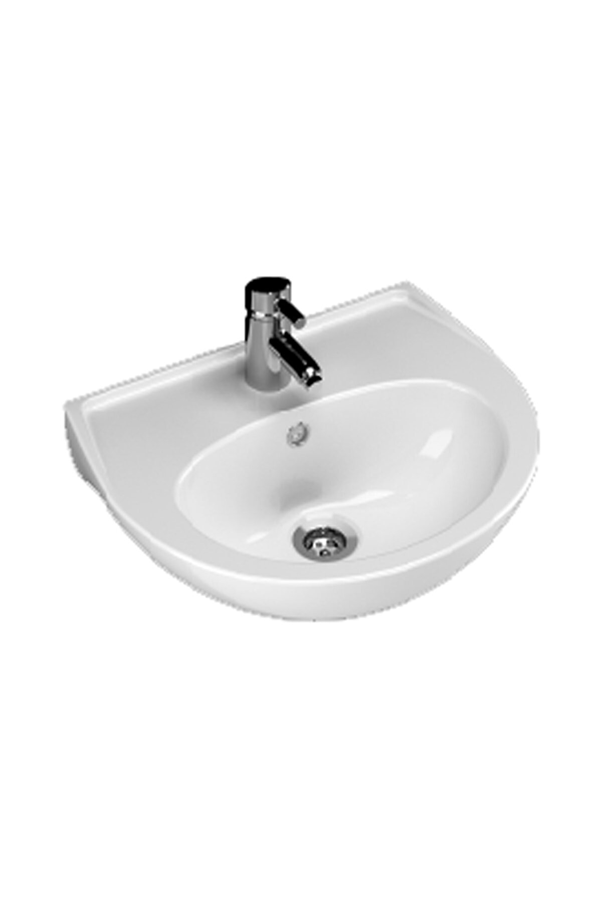 Turavit 36 x 45 cm Oval Lavabo